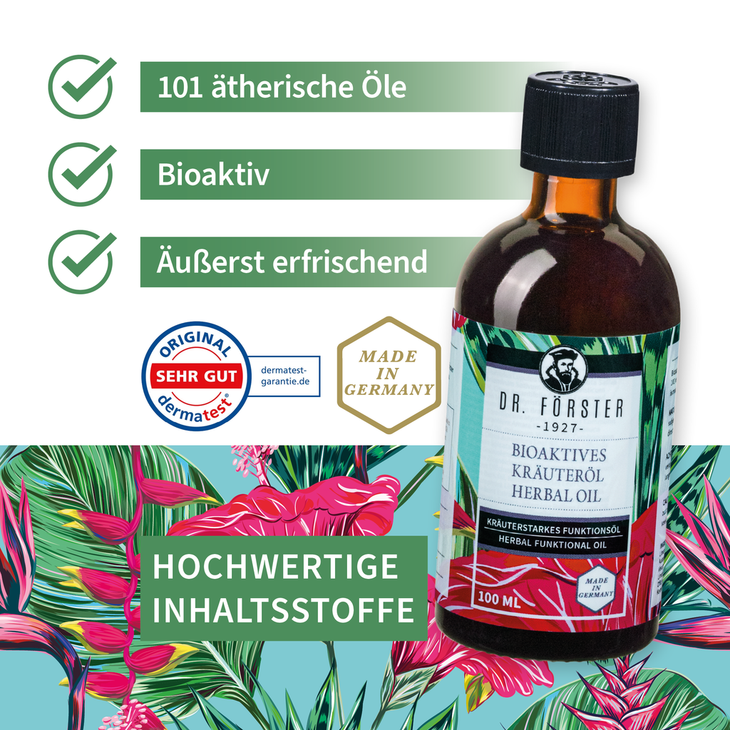 Dr. Förster 草本油 101種精油配方與德國製造