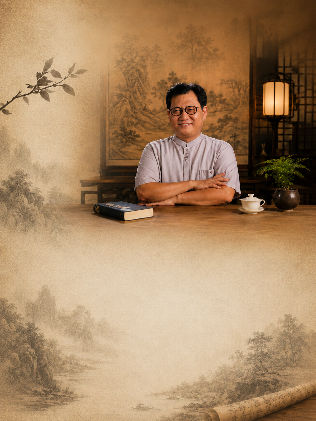 江峰优品手机版首页主图，自然延展顶部背景