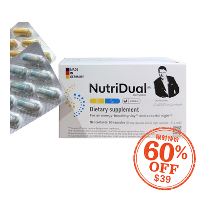 NutriDual AM/PM limited-time 60% off, $39